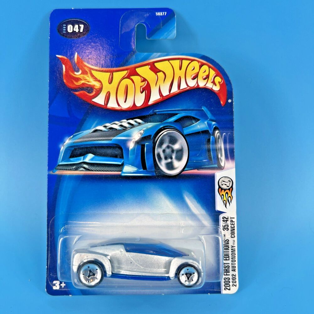 Hot Wheels 2003 First Editions 2002 AUTONOMY CONCEPT (Silver) #047